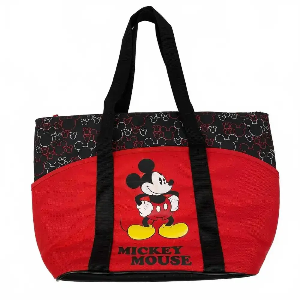 Disney Black Red Mickey Mouse Insulated Tote | OS Regular